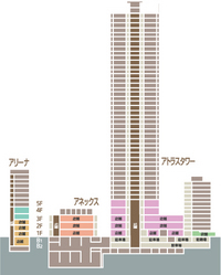 ナカメアルカス施設案内図